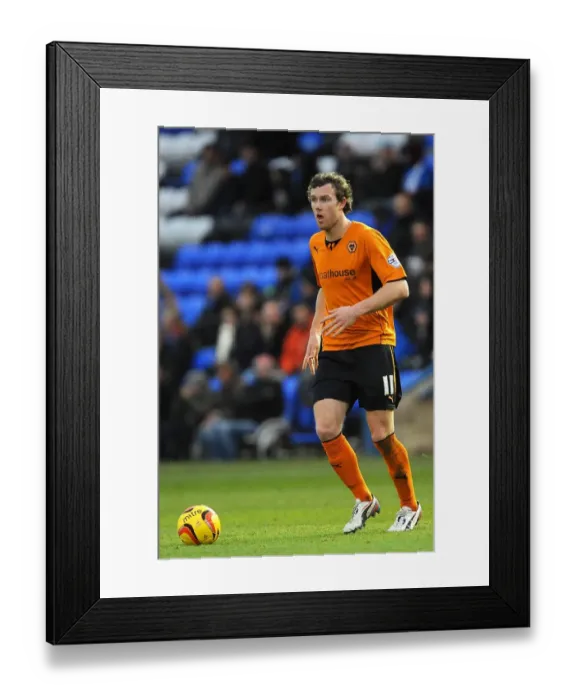 Framed Print : Kevin McDonald's Leadership: Wolverhampton Wanderers Triumph over Peterborough United in Sky Bet League One (November 2013)
