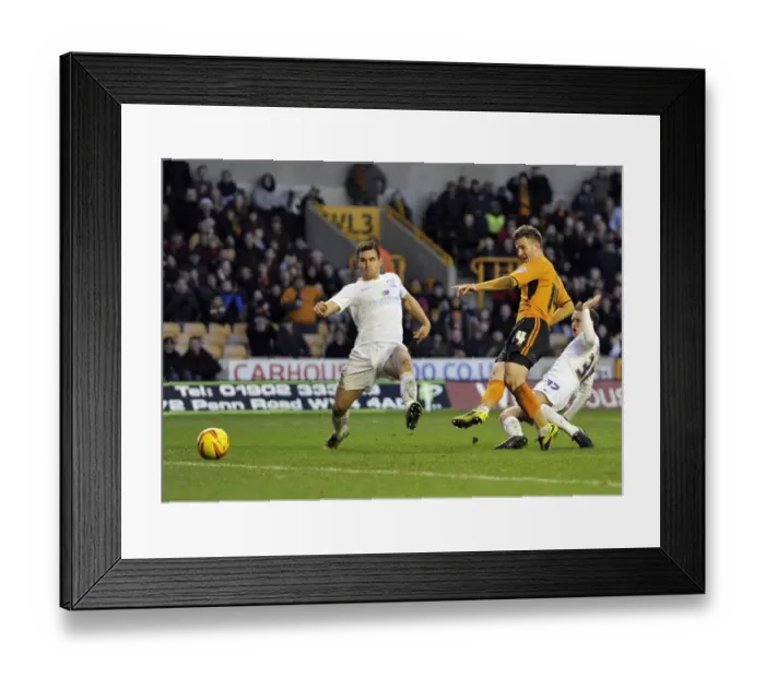 Framed Print : Lee Evans Scores His Second Goal: Wolverhampton Wanderers vs. Preston North End (Sky Bet League One, January 11, 2014) Framed Print : Lee Evans Scores His Second Goal: Wolverhampton Wanderers vs. Preston North End (Sky Bet League One, January 11, 2014)