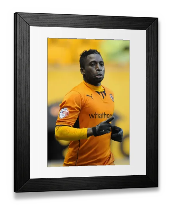 Framed Print : Wolverhampton Wanderers: Nouha Dicko Scores First Goal in Sky Bet League One Victory over Bristol City (January 25, 2014, Molineux Stadium) Framed Print : Wolverhampton Wanderers: Nouha Dicko Scores First Goal in Sky Bet League One Victory over Bristol City (January 25, 2014, Molineux Stadium)