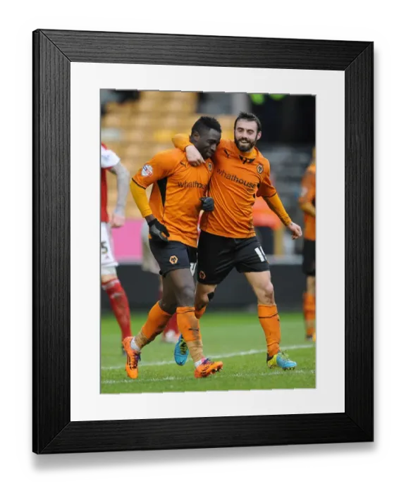 Framed Print : Wolverhampton Wanderers: Nouha Dicko Scores Brace vs. Bristol City at Molineux Framed Print : Wolverhampton Wanderers: Nouha Dicko Scores Brace vs. Bristol City at Molineux
