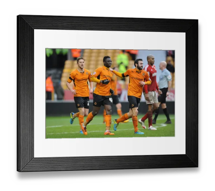 Framed Print : Wolverhampton Wanderers: Nouha Dicko Scores Brace in Sky Bet League One Win Against Bristol City (25-01-2014) Framed Print : Wolverhampton Wanderers: Nouha Dicko Scores Brace in Sky Bet League One Win Against Bristol City (25-01-2014)