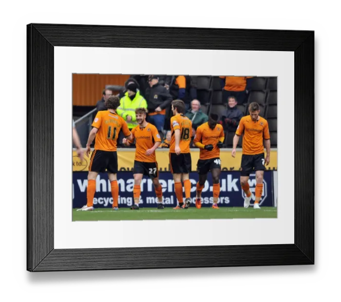 Framed Print : Michael Jacobs Scores First Goal for Wolves Against Notts County in Sky Bet League One (15-02-2014, Molineux Stadium) Framed Print : Michael Jacobs Scores First Goal for Wolves Against Notts County in Sky Bet League One (15-02-2014, Molineux Stadium)