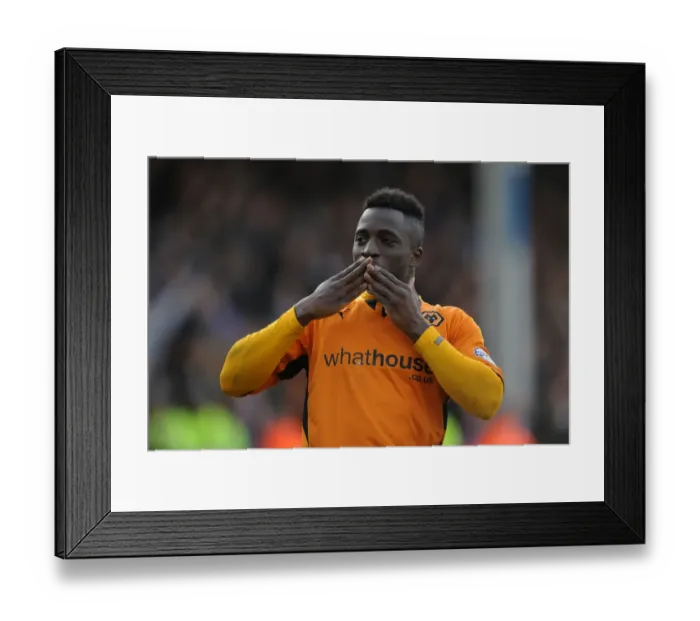 Framed Print : Wolverhampton Wanderers: Nouha Dicko's Brace Secures Sky Bet League One Victory over Walsall (March 8, 2014)