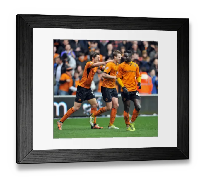 Framed Print : Wolverhampton Wanderers: Edwards Scores Double against Peterborough United in Sky Bet League One (05-04-2014) Framed Print : Wolverhampton Wanderers: Edwards Scores Double against Peterborough United in Sky Bet League One (05-04-2014)