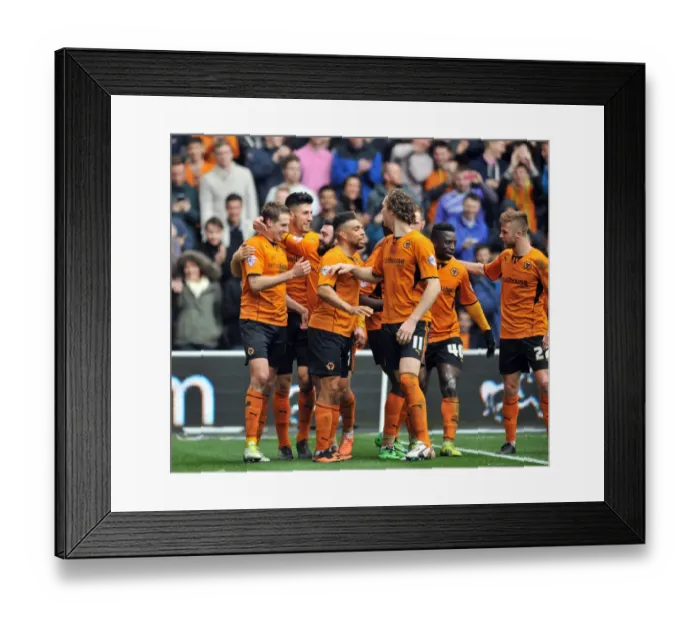Framed Print : Dave Edwards Doubles Up: Wolves Triumph over Peterborough United in Sky Bet League One (April 5, 2014) Framed Print : Dave Edwards Doubles Up: Wolves Triumph over Peterborough United in Sky Bet League One (April 5, 2014)