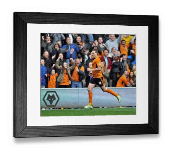 Framed Print : Dave Edwards Double: Wolves Epic Comeback Against Peterborough United at Molineux Stadium (April 5, 2014) Framed Print : Dave Edwards Double: Wolves Epic Comeback Against Peterborough United at Molineux Stadium (April 5, 2014)