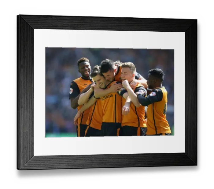 Framed Print : Wolverhampton Wanderers: Sam Ricketts Scores and Celebrates with Team against Carlisle United (Sky Bet League One, 03-04-2014) Framed Print : Wolverhampton Wanderers: Sam Ricketts Scores and Celebrates with Team against Carlisle United (Sky Bet League One, 03-04-2014)
