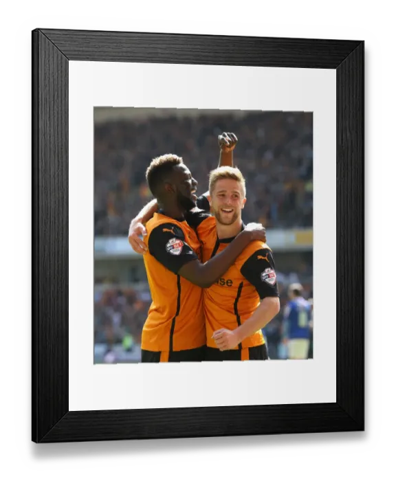 Framed Print : Euphoric Celebration: Michael Jacobs and Bakary Sako's Second Goal for Wolverhampton Wanderers vs. Carlisle United (Sky Bet League One, April 3, 2014) Framed Print : Euphoric Celebration: Michael Jacobs and Bakary Sako's Second Goal for Wolverhampton Wanderers vs. Carlisle United (Sky Bet League One, April 3, 2014)