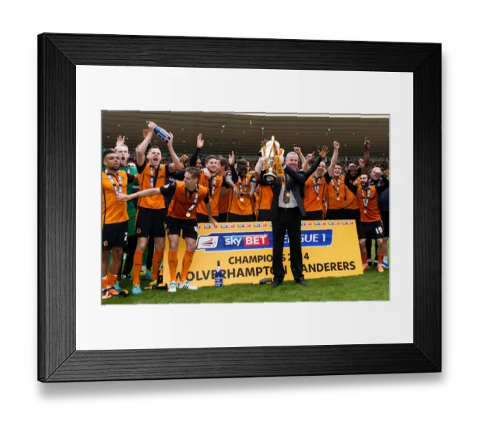 Framed Print : Wolverhampton Wanderers: Kenny Jackett and Team Celebrate Sky Bet League One Title Win (April 3, 2014) Framed Print : Wolverhampton Wanderers: Kenny Jackett and Team Celebrate Sky Bet League One Title Win (April 3, 2014)
