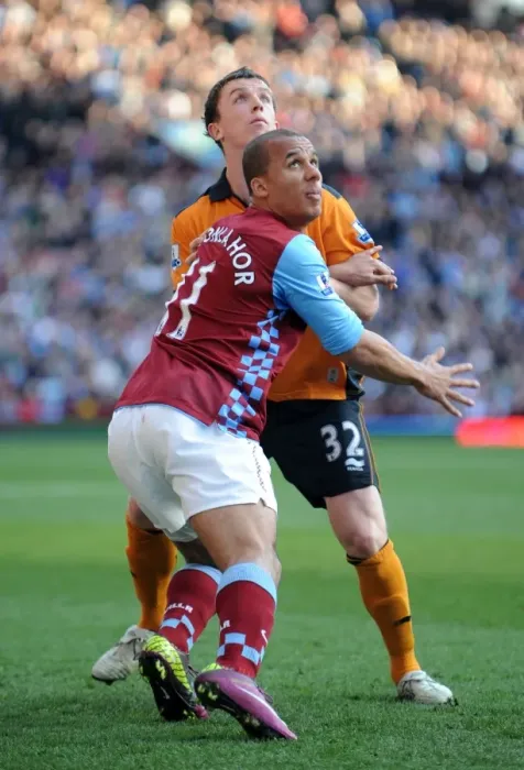 Framed Print : Agbonlahor vs. Foley: A Premier League Face-Off - Aston Villa vs. Wolverhampton Wanderers Framed Print : Agbonlahor vs. Foley: A Premier League Face-Off - Aston Villa vs. Wolverhampton Wanderers