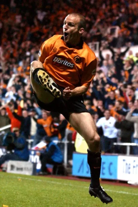 Framed Print : Alex Rae's Euphoric Moment: Wolves Play-Off Semi-Final Goal Against Reading Framed Print : Alex Rae's Euphoric Moment: Wolves Play-Off Semi-Final Goal Against Reading