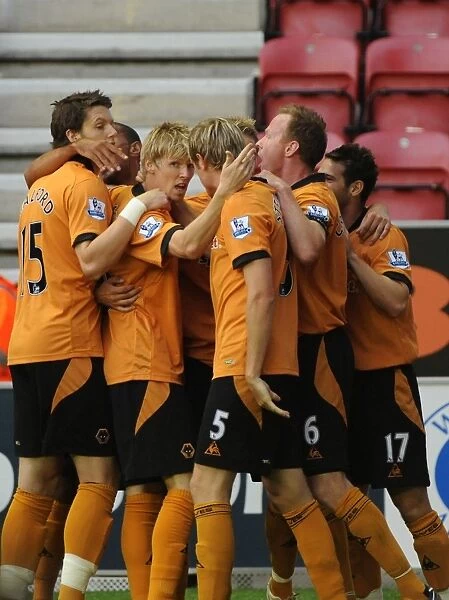 Andrew Keogh's Stunner: Wolverhampton Wanderers Take Early Lead Against Wigan Athletic (BPL 2009)