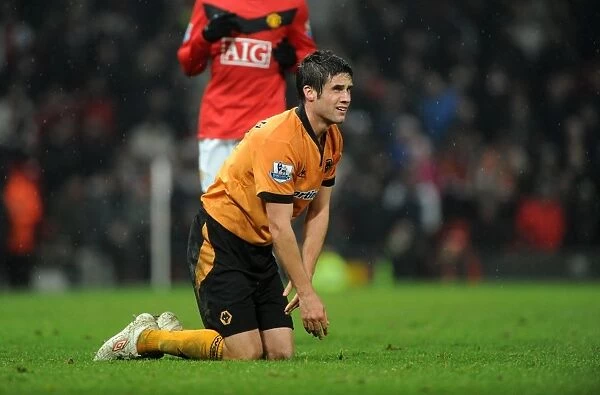 Andrew Surman in Action: Manchester United vs. Wolverhampton Wanderers - Barclays Premier League Soccer