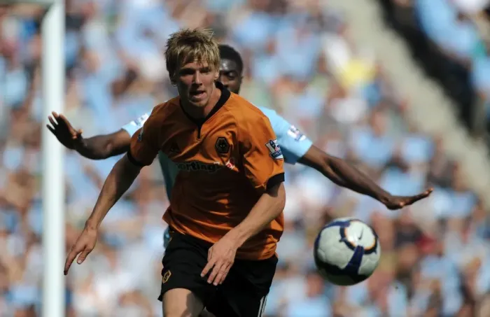 Framed Print : Andy Keogh at Manchester City: A Determined Moment from Wolves Premier League Clash (22 / 8 / 09) Framed Print : Andy Keogh at Manchester City: A Determined Moment from Wolves Premier League Clash (22 / 8 / 09)