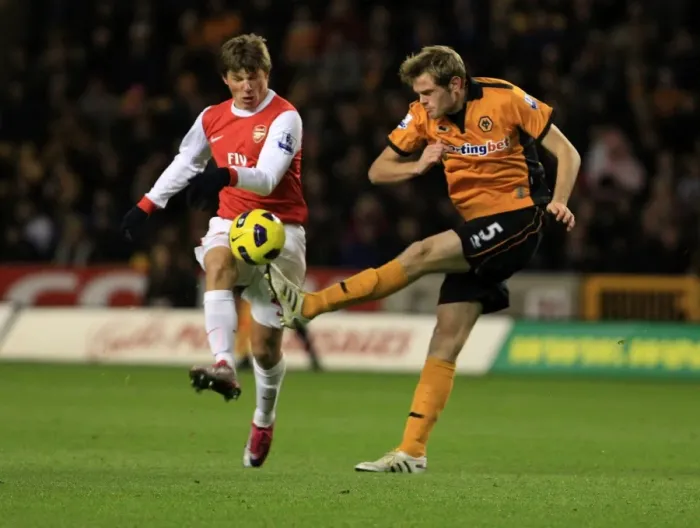 Framed Print : Arshavin vs Stearman: A Premier League Battle – Wolverhampton Wanderers vs Arsenal Framed Print : Arshavin vs Stearman: A Premier League Battle – Wolverhampton Wanderers vs Arsenal
