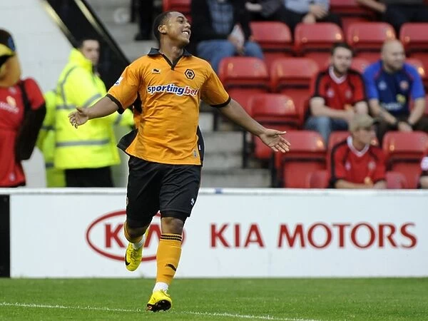 Ashley Hemmings Scores the First Goal: Wolverhampton Wanderers vs. Walsall (Pre-Season Friendly)