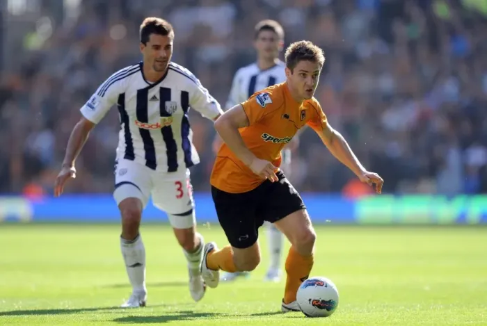 Framed Print : Battle of the Midlands: Kevin Doyle vs. Paul Scharner - Wolverhampton Wanderers vs. West Bromwich Albion in the Barclays Premier League Framed Print : Battle of the Midlands: Kevin Doyle vs. Paul Scharner - Wolverhampton Wanderers vs. West Bromwich Albion in the Barclays Premier League