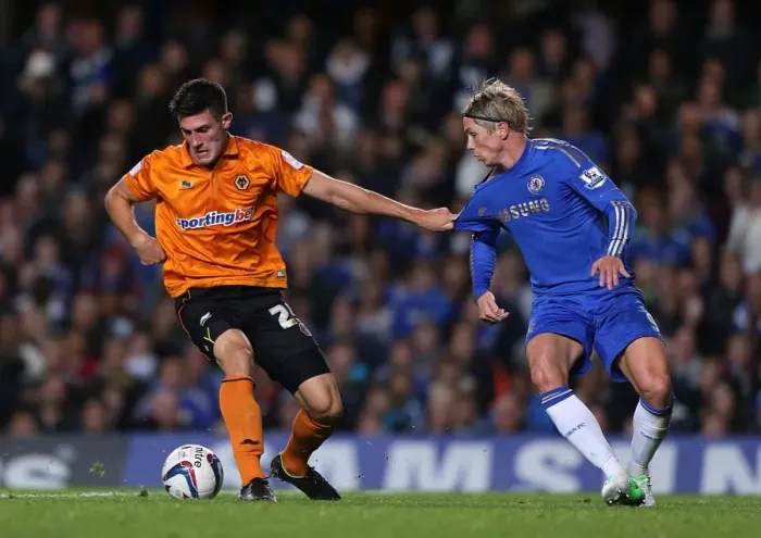 Framed Print : Battling for Control: Torres vs. Batth in the Capital One Cup Showdown
