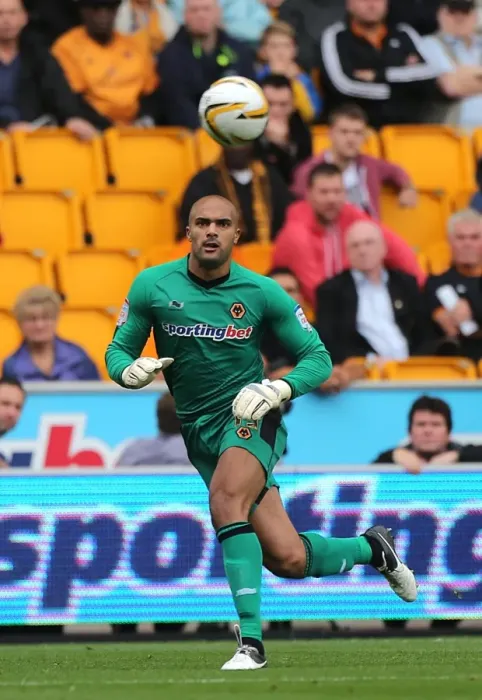 Framed Print : Carl Ikeme's Firm Stand: Wolverhampton Wanderers vs Leicester City Championship Showdown (September 16, 2012)