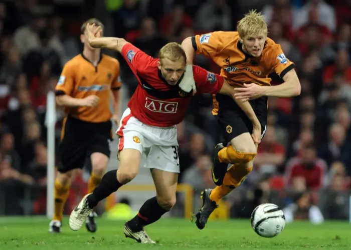 Framed Print : Carling Cup Showdown: Keogh vs. De Laet - Manchester United vs. Wolverhampton Wanderers Framed Print : Carling Cup Showdown: Keogh vs. De Laet - Manchester United vs. Wolverhampton Wanderers