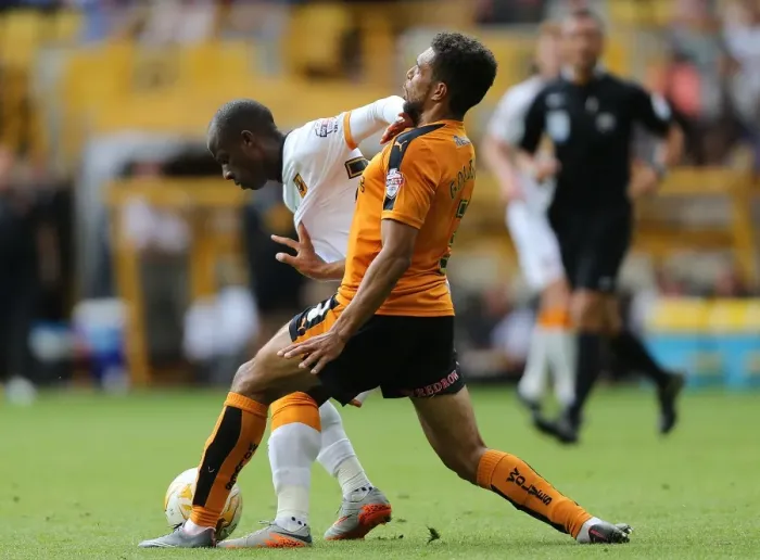 Framed Print : Championship Showdown: Golbourne vs. Aluko at Molineux - Wolves vs. Hull City Framed Print : Championship Showdown: Golbourne vs. Aluko at Molineux - Wolves vs. Hull City