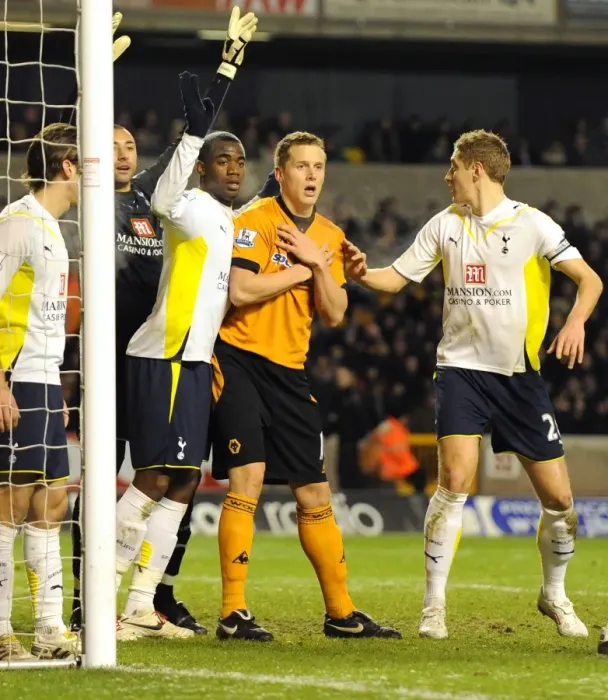Framed Print : Christophe Berra in Action: Wolves vs. Tottenham Premier League Showdown Framed Print : Christophe Berra in Action: Wolves vs. Tottenham Premier League Showdown
