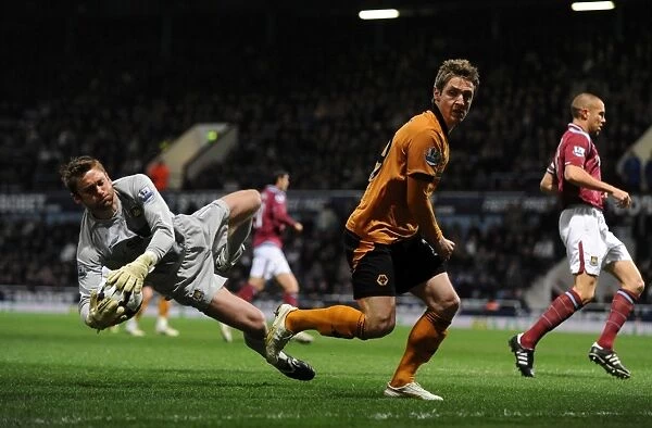 Clash of the Goalkeepers: Robert Green vs. Kevin Doyle - West Ham United vs. Wolverhampton Wanderers, Barclays Premier League (23rd March 2010)