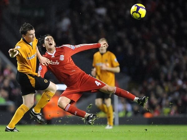 Clash of the Midfield: Kevin Foley vs. Alberto Aquilani - Liverpool vs. Wolverhampton Wanderers, Barclays Premier League