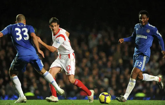 Framed Print : Clash at Stamford Bridge: Wolverhampton Wanderers Andrew Surman Stands Firm Against Chelsea's Alex and Mikel Framed Print : Clash at Stamford Bridge: Wolverhampton Wanderers Andrew Surman Stands Firm Against Chelsea's Alex and Mikel