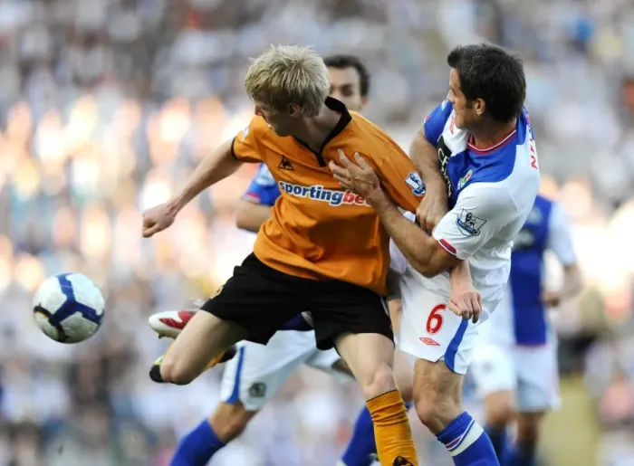 Framed Print : Clash of Titans: Andrew Keogh vs. Ryan Nelsen - Barclays Premier League Showdown Framed Print : Clash of Titans: Andrew Keogh vs. Ryan Nelsen - Barclays Premier League Showdown