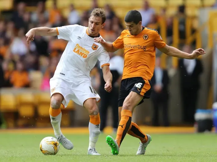 Framed Print : Clash of Titans: Coady vs Jelavic - Sky Bet Championship Showdown