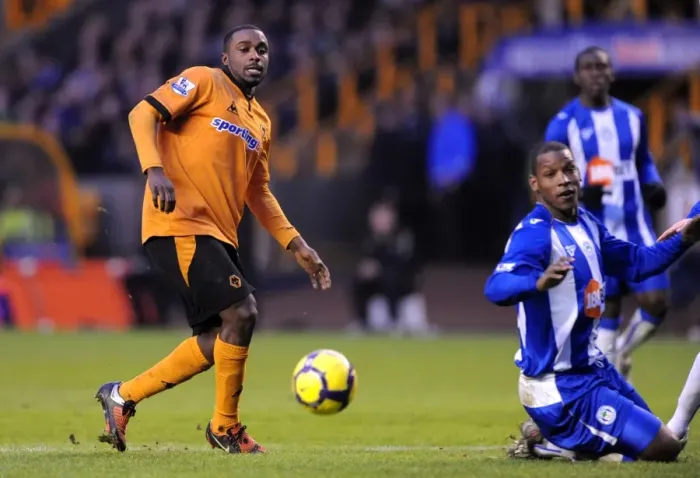 Framed Print : A Clash of Titans: Ebanks-Blake vs Bramble - Wolves vs Wigan Football Rivalry Framed Print : A Clash of Titans: Ebanks-Blake vs Bramble - Wolves vs Wigan Football Rivalry