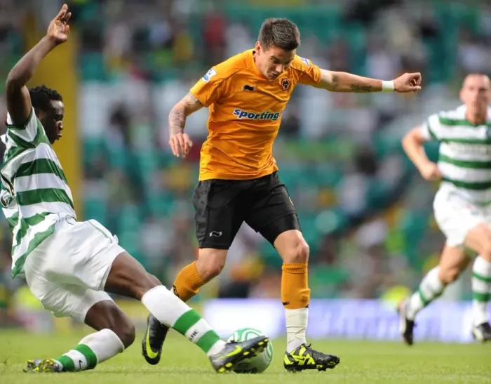 Framed Print : Clash of Titans: Hammill vs. Wanyama - Celtic vs. Wolverhampton Wanderers Pre-Season Soccer Showdown Framed Print : Clash of Titans: Hammill vs. Wanyama - Celtic vs. Wolverhampton Wanderers Pre-Season Soccer Showdown