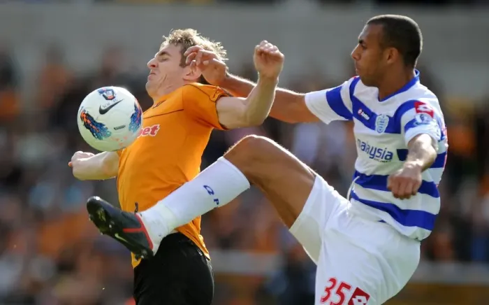 Framed Print : Clash of the Titans: Kevin Doyle vs. Anton Ferdinand - A Battle in the Barclays Premier League (Wolverhampton Wanderers vs. Queens Park Rangers) Framed Print : Clash of the Titans: Kevin Doyle vs. Anton Ferdinand - A Battle in the Barclays Premier League (Wolverhampton Wanderers vs. Queens Park Rangers)