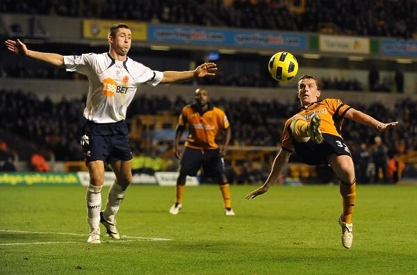 Clash of the Titans: Kevin Foley vs Gary Cahill - A Premier League Battle between Wolverhampton Wanderers and Bolton Wanderers