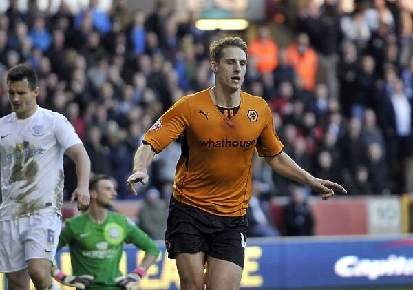 Dave Edwards Euphoric Goal: Wolves Triumph Over Preston North End (Sky Bet League One, January 11, 2014)