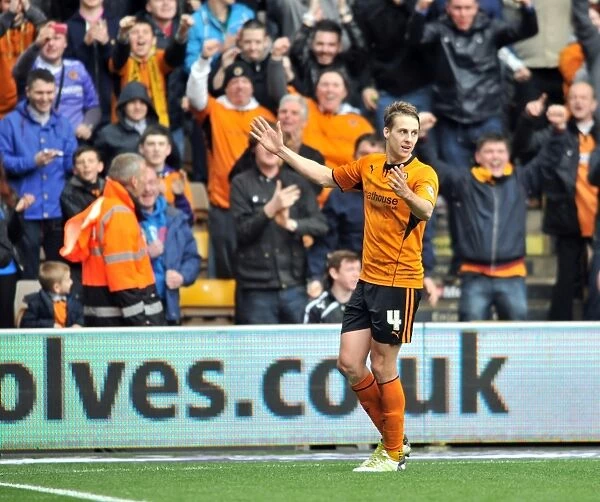 Dave Edwards Scores His Second Goal: Wolves Triumph Over Peterborough United in Sky Bet League One (April 5, 2014)