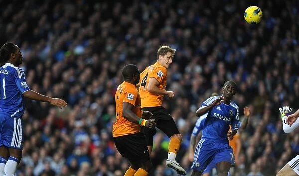 David Edwards in Action: Chelsea vs. Wolverhampton Wanderers - Barclays Premier League Soccer