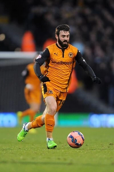 Determined Jack Price: Wolverhampton Wanderers FA Cup Battle at Craven Cottage vs. Fulham
