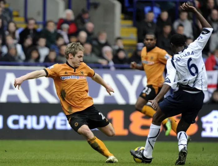 Framed Print : Determined Kevin Doyle: Wolverhampton Wanderers vs. Bolton Wanderers in Barclays Premier League Soccer Framed Print : Determined Kevin Doyle: Wolverhampton Wanderers vs. Bolton Wanderers in Barclays Premier League Soccer