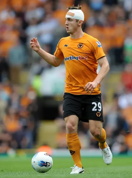 Framed Print : Determined Strike: Kevin Doyle Scores for Wolverhampton Wanderers Against Blackburn in the Barclays Premier League Framed Print : Determined Strike: Kevin Doyle Scores for Wolverhampton Wanderers Against Blackburn in the Barclays Premier League
