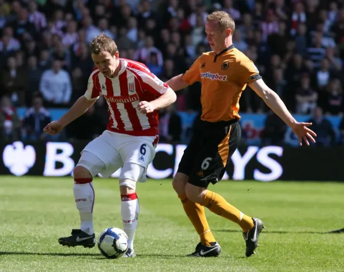 Framed Print : Fierce Rivalry: Whelan vs. Craddock Clash in Wolves vs. Stoke (BPL, 11-04-10) Framed Print : Fierce Rivalry: Whelan vs. Craddock Clash in Wolves vs. Stoke (BPL, 11-04-10)