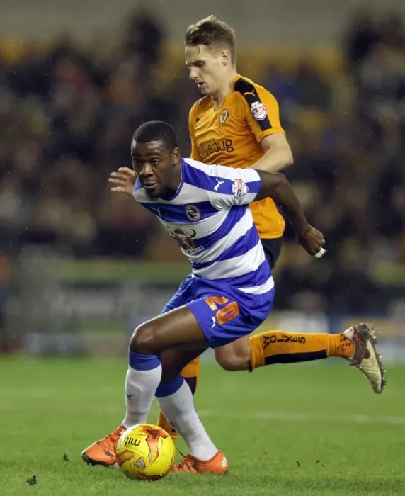 Framed Print : Intense Battle for Supremacy: Wolves vs Reading (2014-15) - Sky Bet Championship - Wolves Dave Edwards vs Reading's Ola John Fight for Possession Framed Print : Intense Battle for Supremacy: Wolves vs Reading (2014-15) - Sky Bet Championship - Wolves Dave Edwards vs Reading's Ola John Fight for Possession