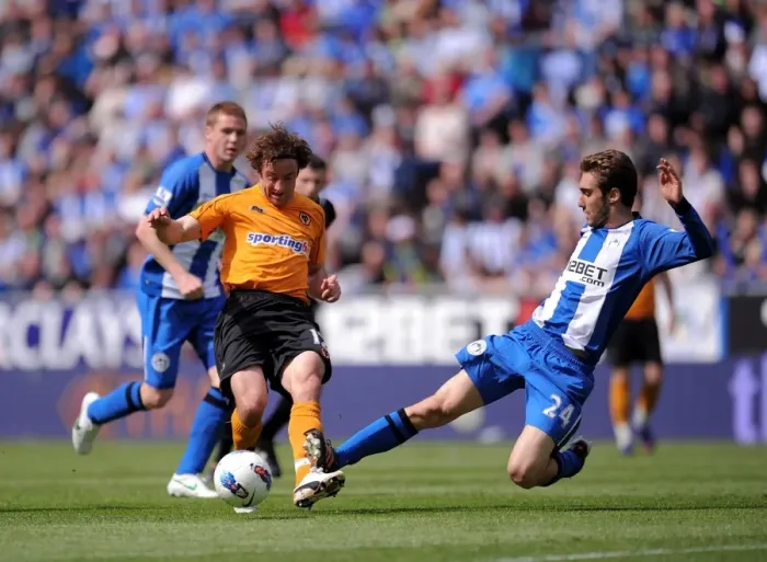 Framed Print : Intense Clash: Wolverhampton Wanderers vs. Wigan Athletic in Barclays Premier League Framed Print : Intense Clash: Wolverhampton Wanderers vs. Wigan Athletic in Barclays Premier League