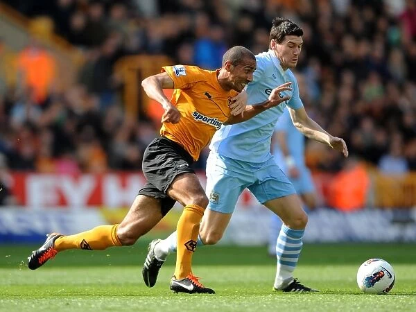 Intense Rivalry: Henry vs. Barry at Molineux - Wolverhampton Wanderers vs. Manchester City, Barclays Premier League