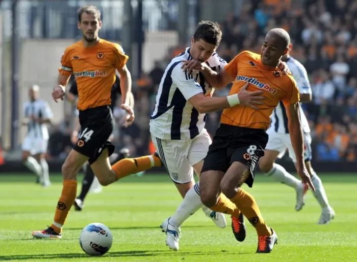 Framed Print : Intense Rivalry: Shane Long vs. Karl Henry - Wolverhampton Wanderers vs. West Bromwich Albion Framed Print : Intense Rivalry: Shane Long vs. Karl Henry - Wolverhampton Wanderers vs. West Bromwich Albion