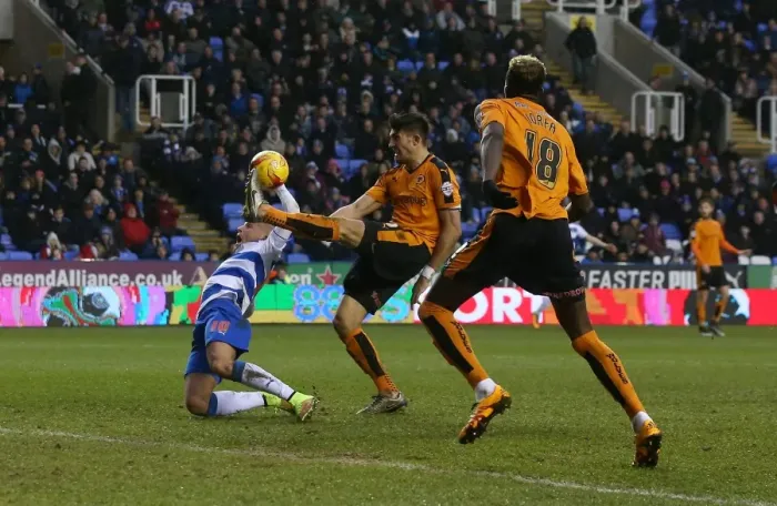 Framed Print : Intense Showdown: Rakels vs. Batth in Sky Bet Championship's Wolves vs. Reading Match Framed Print : Intense Showdown: Rakels vs. Batth in Sky Bet Championship's Wolves vs. Reading Match