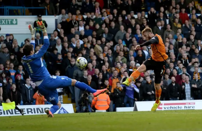 Framed Print : James Henry Scores First Goal: Wolverhampton Wanderers at Elland Road (Sky Bet Championship vs. Leeds United)