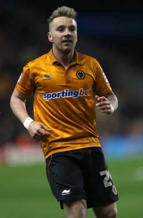 Framed Print : Jamie O'Hara at Molineux: Wolverhampton Wanderers vs. Watford, Npower Championship (2013)