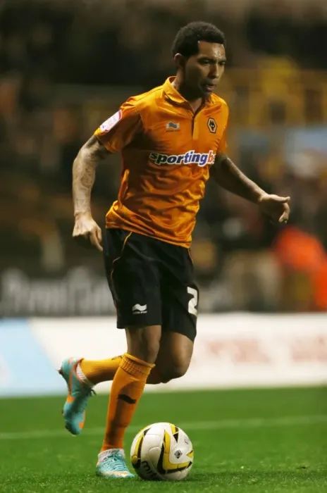 Framed Print : Jermaine Pennant at Molineux: Wolverhampton Wanderers vs. Bolton Wanderers (Championship Match, 2012)